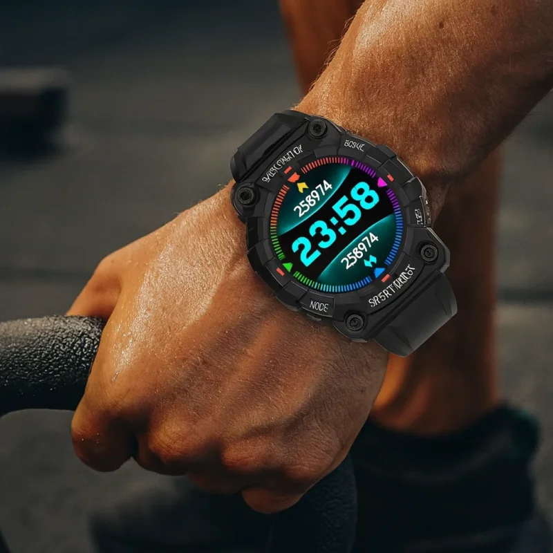 Wasserdichte Smartwatch mit Fitness-Tracking