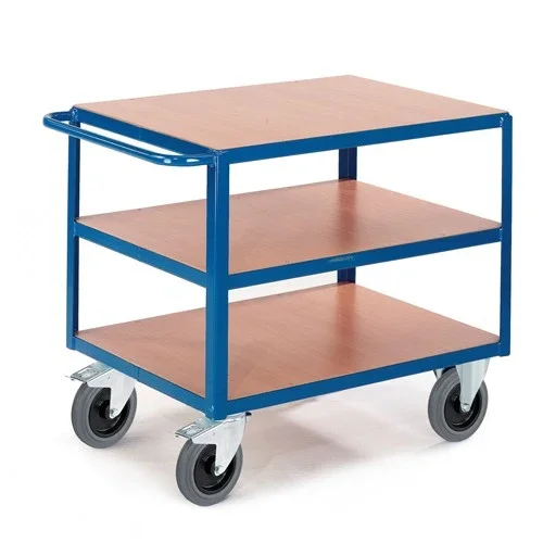 Rollcart Tischwagen 3 Ladefläche 850x500