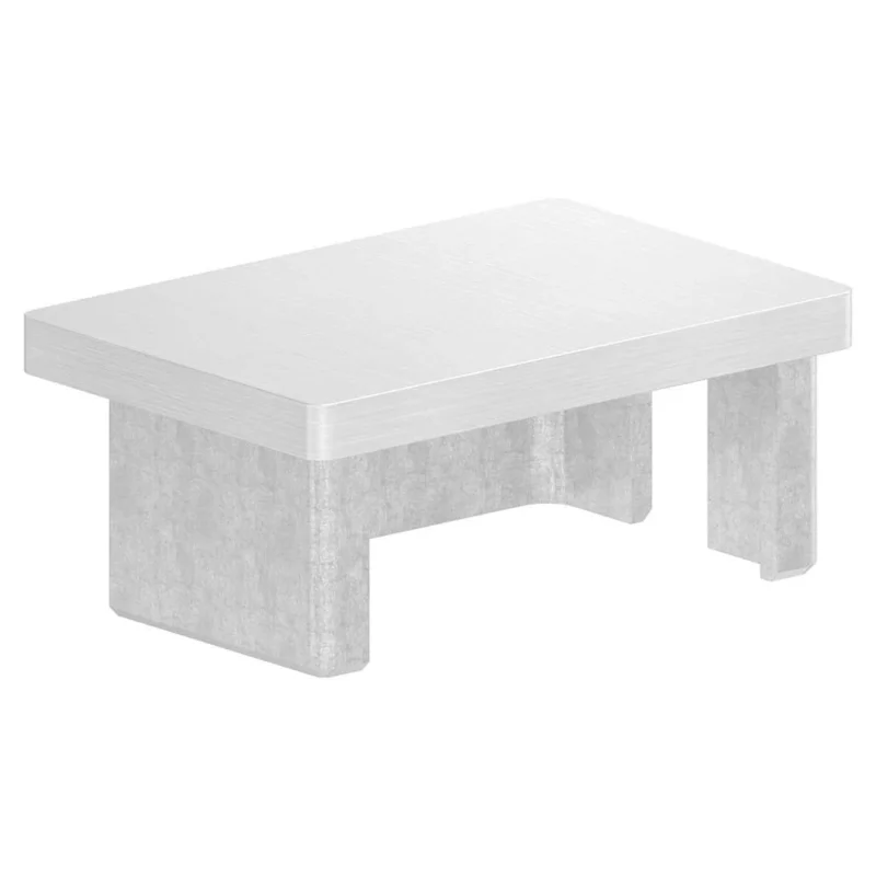 Einsteckkappe, für Rechteckrohr 60 x 40 x 3,0mm