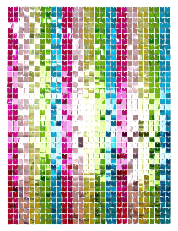 12 Bunte Hintergrund-Paneele f''r Fotowand 30x30 cm