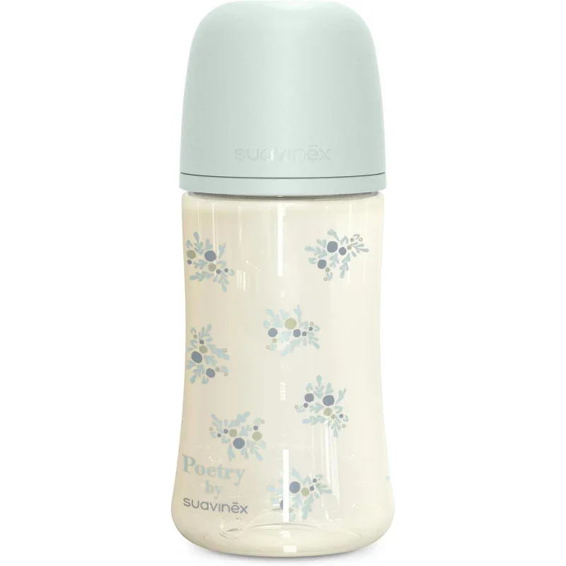 Suavinex Poetry Babyflasche 270 ml Blau