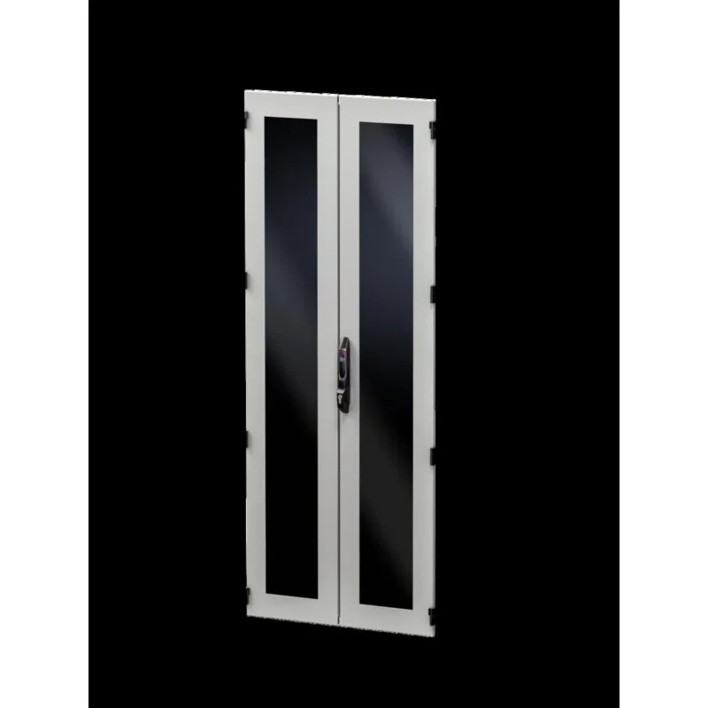 Rittal - Tür/Bedientableau (Schaltschrank) Stahlblech-Sichttür DK 5301.437 vertikal geteilt