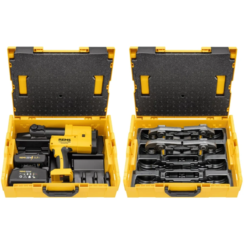 REMS - Akku-Press 22V Con. BP L-Boxx +PZ Set U 16+20+25+32 L-Boxx 576053 R220