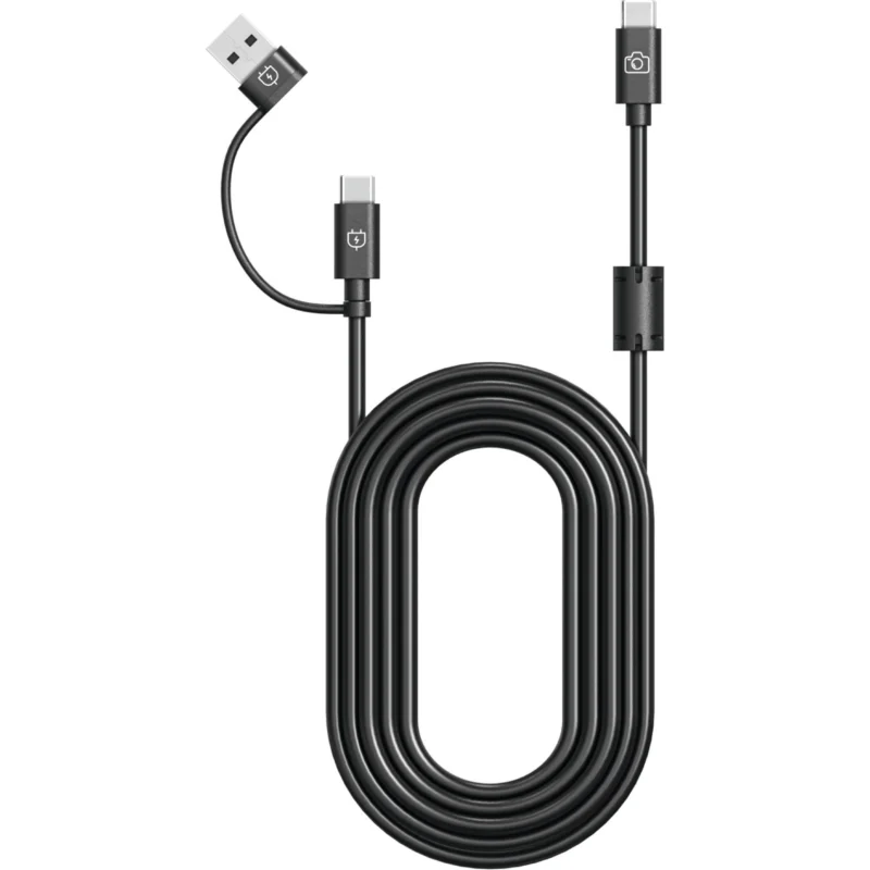 REMS - Kabel USB-C auf USB-C/A 1,0 m lang, mit Ferritkern 176088 R