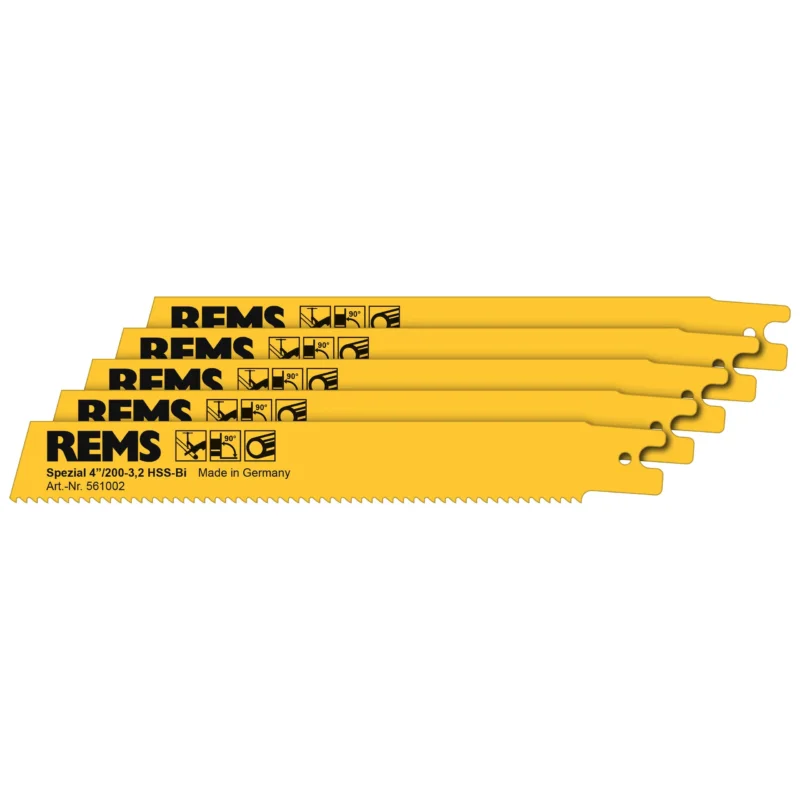 REMS - Spezialsägeblatt 4"/200-3,2, 5er-Pack 561002 R05
