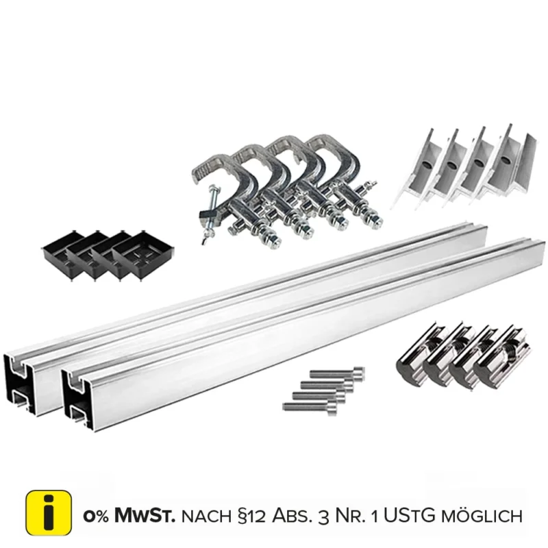 Halterung Solarmodul für Balkongeländer 30mm Rahmenhöhe !Nur Abholung!