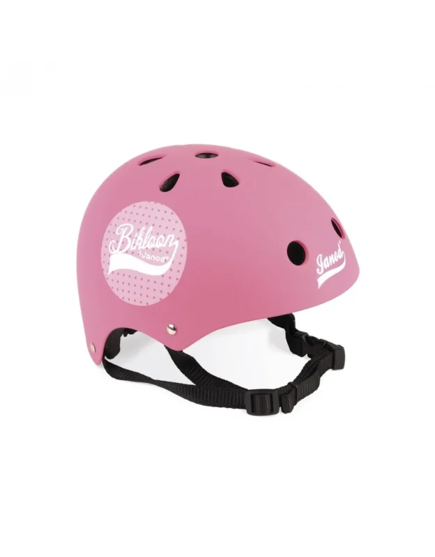 Casco Protettivo Rosa per Bici Janod