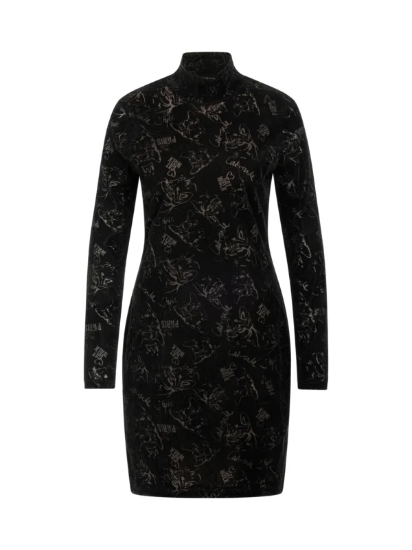 ONLINE EXKLUSIV - Midi-Kleid - Katzen-Print