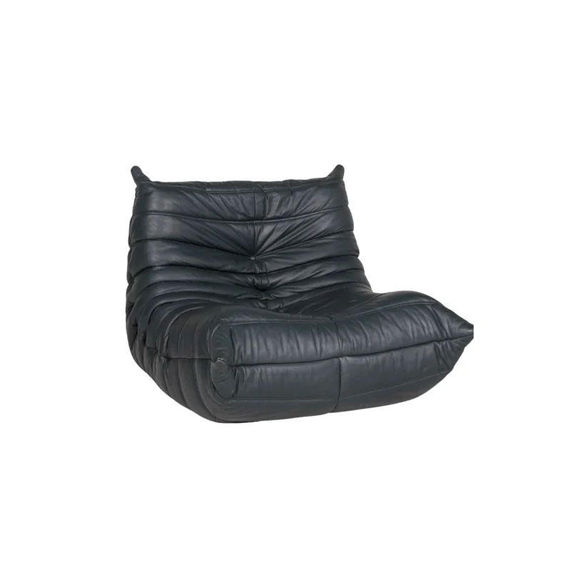 ligne roset Togo Leder Sessel Grün Dunkelgrün #12266