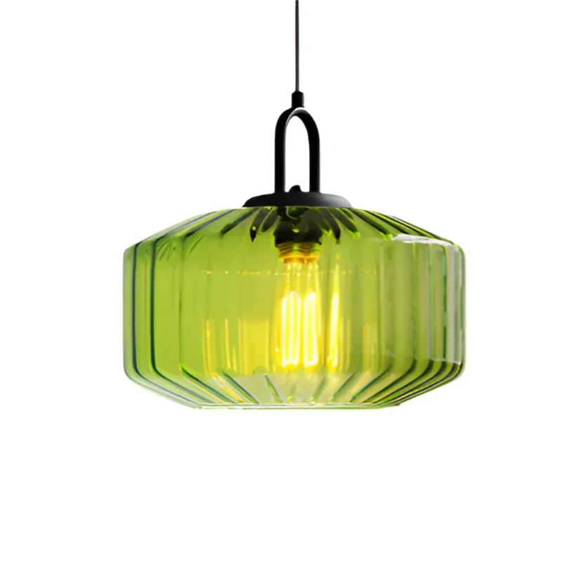 Brehn | Retro Farbige Glaspendelleuchte