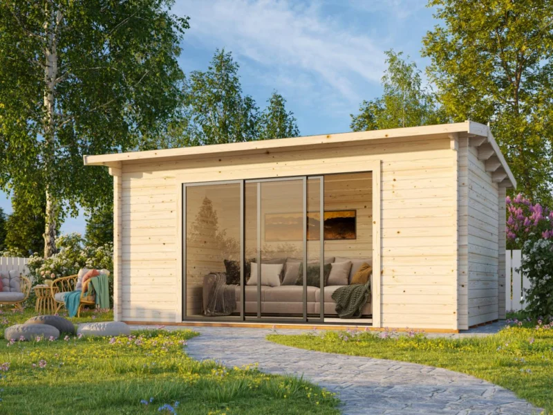 Palmako Ines 13,7 m2 Slide - Gartenhaus