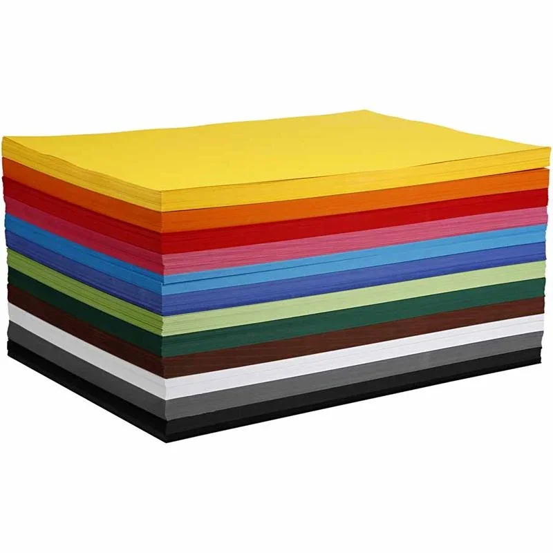 Coloured Card, A2, sheet 420x594 mm, 180 g, assorted colours, 120 ass sheets