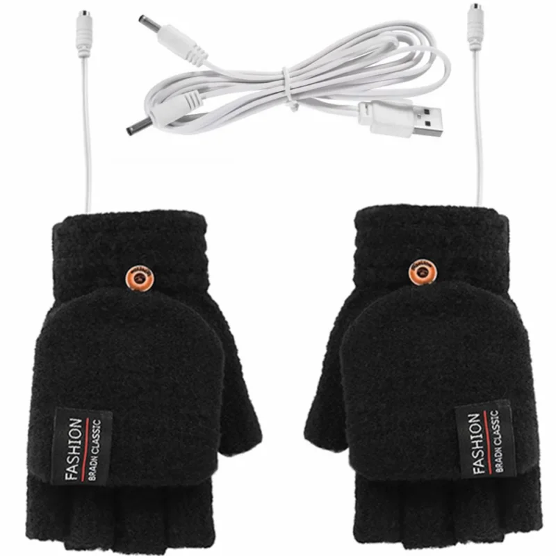 Doppelseitig elektrisch beheizte Handschuhe mit USB-Anschluss