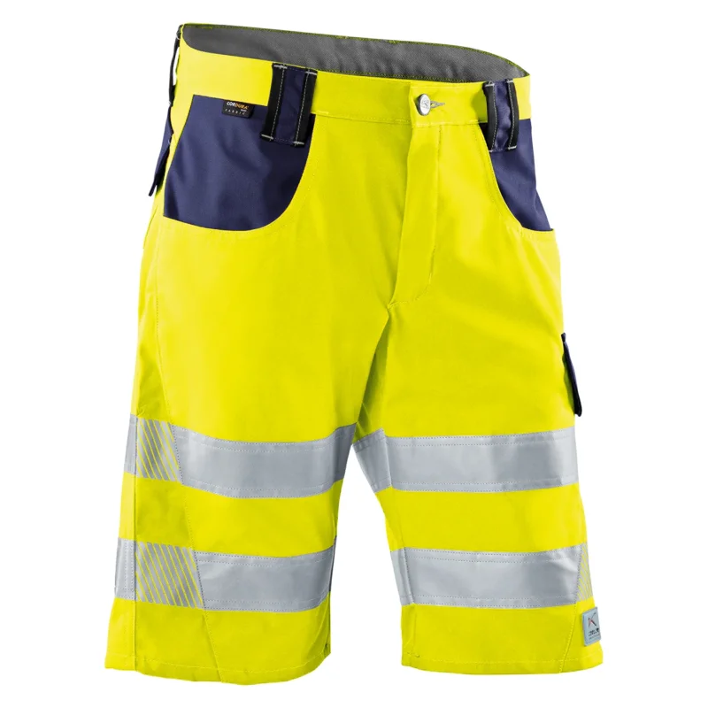KÜBLER REFLECTIQ Shorts PSA 2 2307 8340 warngelb/dunkelblau