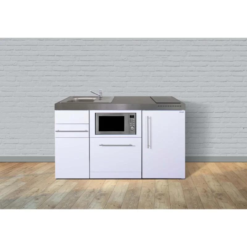 Stengel - Mini-Küche Miniküche Premiumline MPGSM150GSMWGKFliBrS weiß