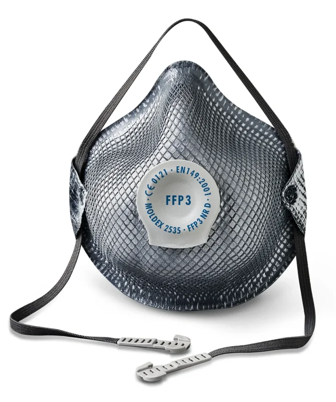 Moldex Atemschutzmaske FFP3 NR D mit Klimaventil Smart Ozon IonicAir Filter Technology