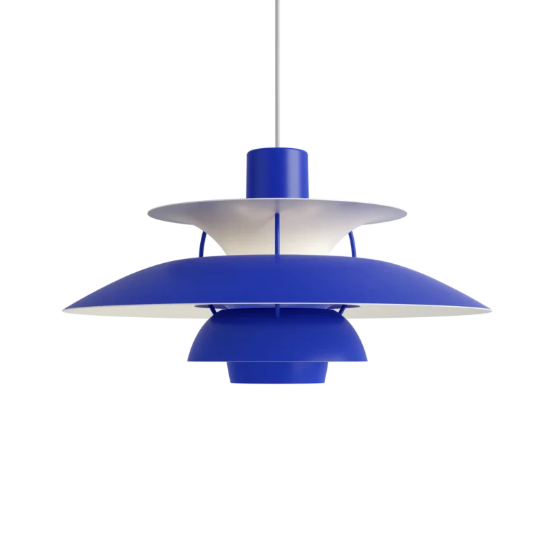 PH 5 Pendelleuchte, monokrom blue af Poul Henningsen