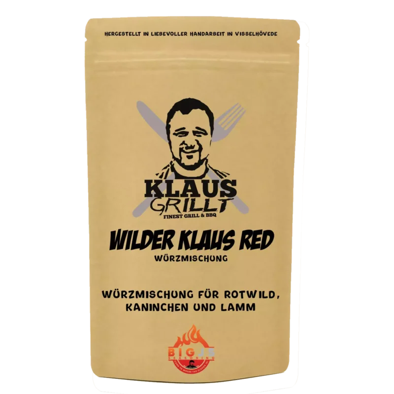 Klaus Grillt Wilder Klaus Red Gewürzmischung 150g Beutel