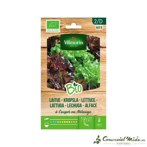 VILMORIN BIO Semillas Lechuga de Cortar Mezcla