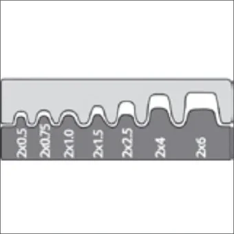 HAUPA 211676/E Presseinsatz fuer Crimpzange Kabelschuh-Verbinder, Aderendhuelse, Schirmanschluss