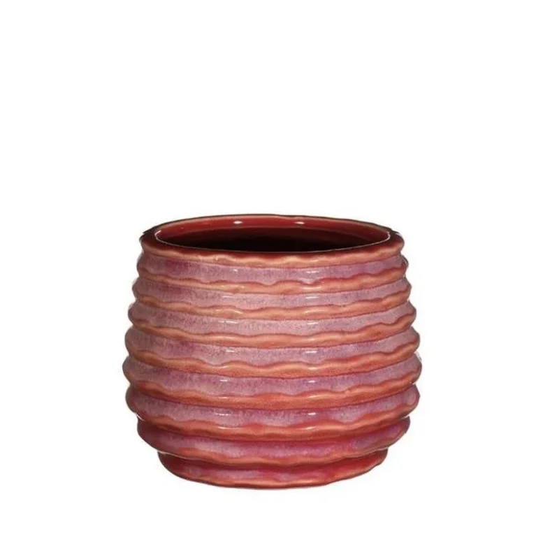 Pot Pink Carmine Rise Ø8,5 x h: 11,5 cm (9 Pcs)