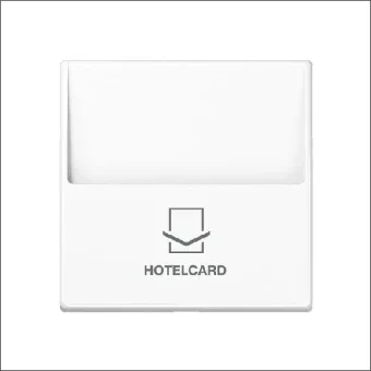JUNG A590CARDWW Bedienelement / Zentralplatte Schalterprogramm 55 mm