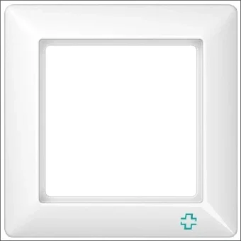 JUNG ABAS581NWW Abdeckrahmen Schalterprogramm 10 mm