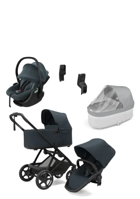 Thule Newborn Travel Bundle 'Charm' Darkest Blue