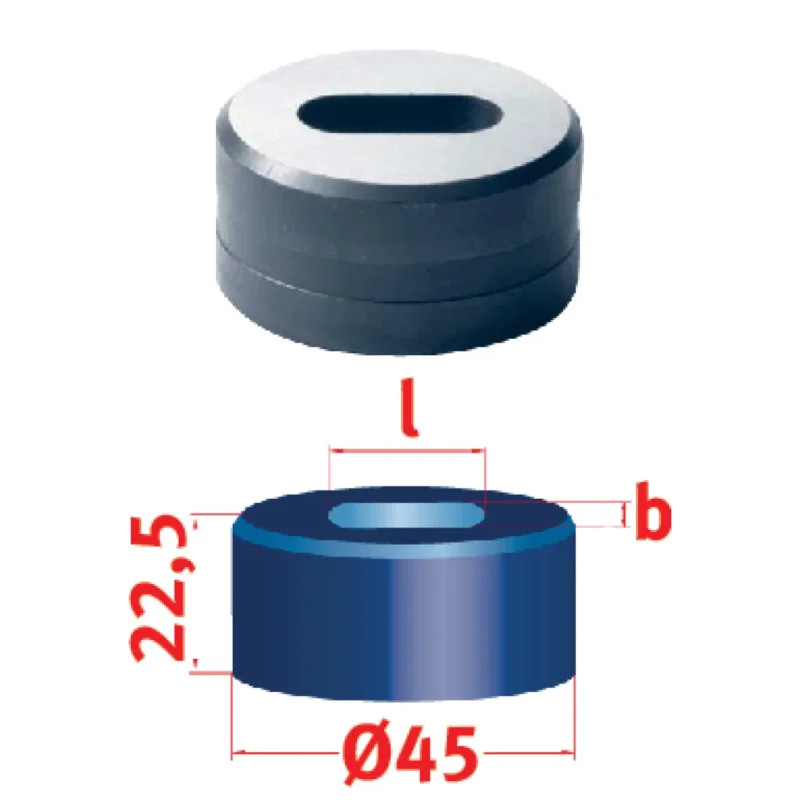 Produktbild von Langlochmatrize Nr.45 10,5 x 26,0 mm