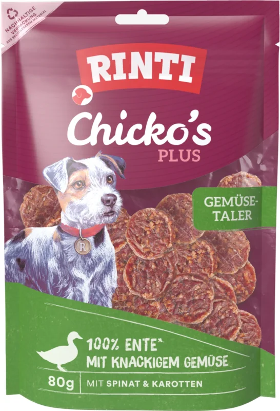 RINTI Chicko Plus Gemüsetaler mit Ente zoo-de