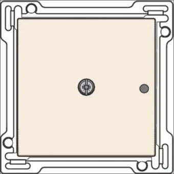 NIKO 100-77001 Bedienelement / Zentralplatte Schalterprogramm 45 mm