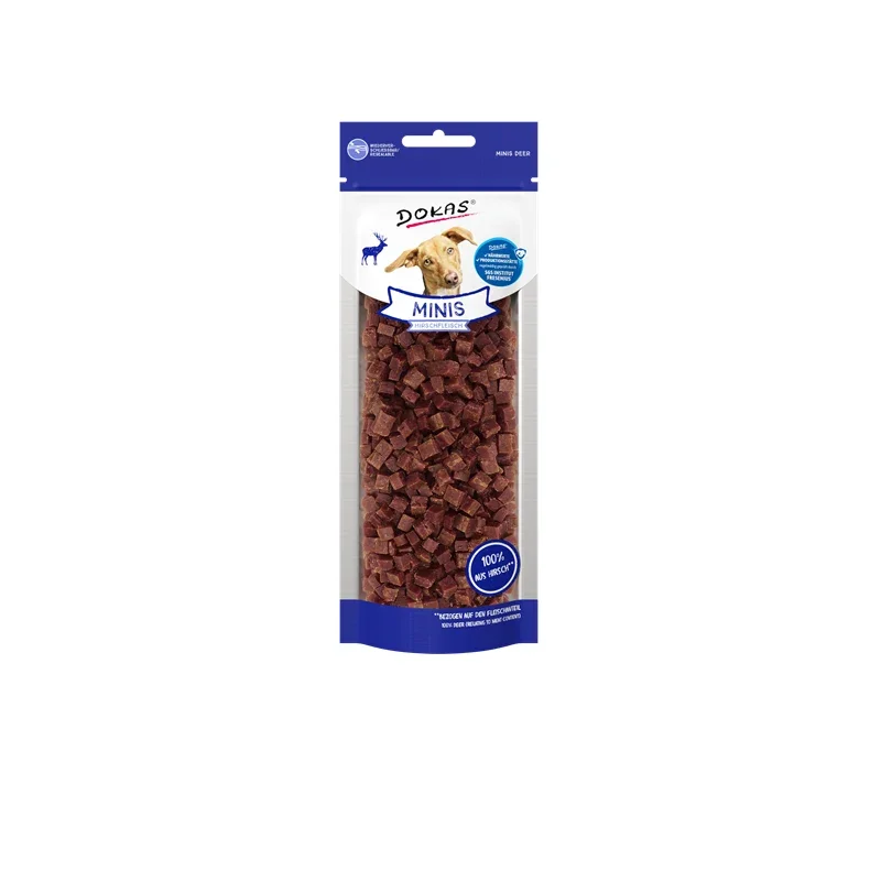 Dokas Hund Snack Minis Hirschfleisch zoo-de