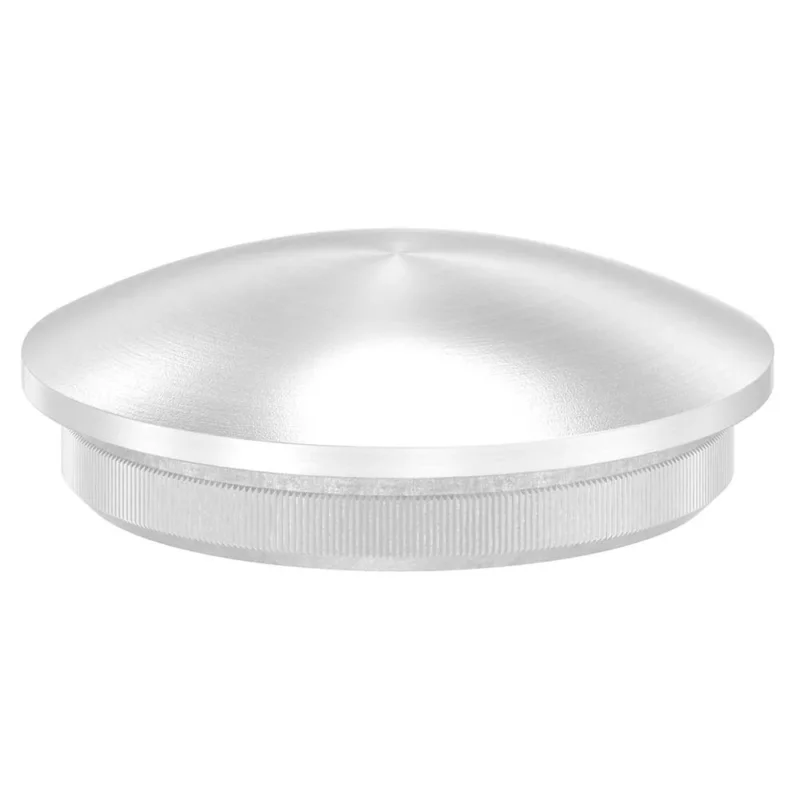 Endkappe leicht gewölbt (dünn), massiv, für Rohr ø 33,7 x 2,0mm, zum Einschlagen
