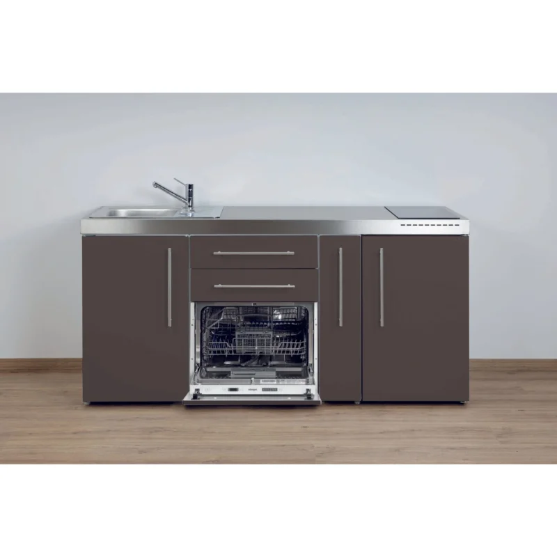 Stengel - Mini-Küche Miniküche Premiumline MPGSMM180AKSGSIKFrBl Mokka metallic