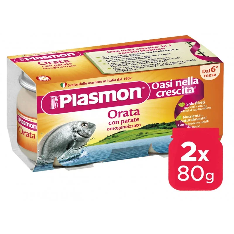 Homogenisiertes Seebrassenplasmon - 2 x 80 g