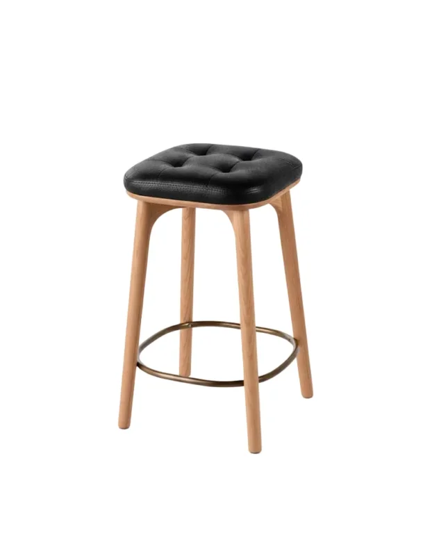 Utility Stool SH610 Eiche natur Camo Sierra Schwarz von Stellar Works