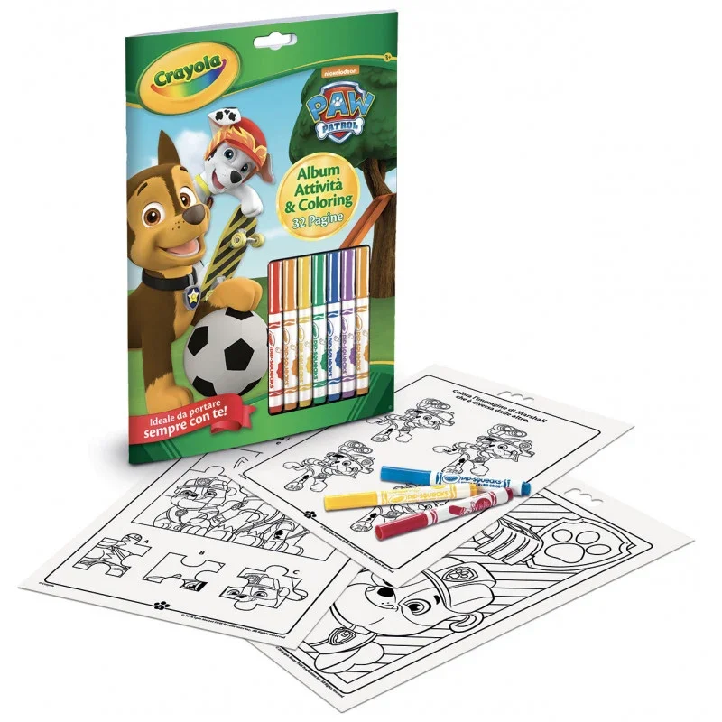 Album da Colorare Crayola Paw Patrol