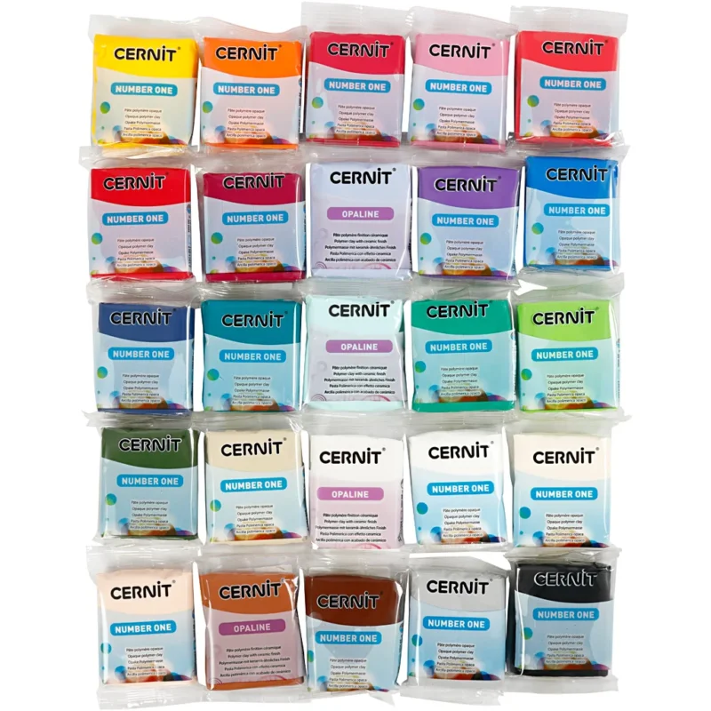 Cernit, Content may vary , assorted colours, 25x56 g