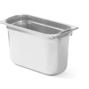 HENDI GN-Behälter mit einklappbaren Griffen – Profi Line – GN 1 / 3 – 7 – 8 l – Produktansicht