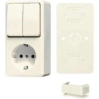 JUNG B675A Schakelaar/Steckdose combinatie