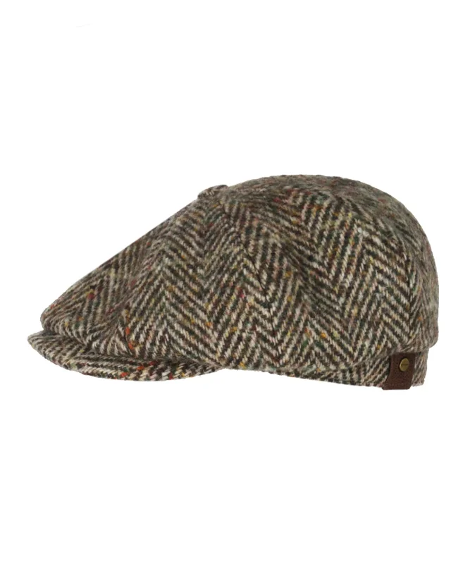 Stetson Hatteras Fischgrätmuster WV | Oliv/Beige