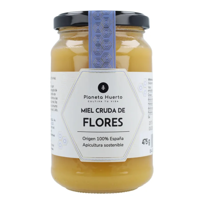 Miel Cruda de Mil Flores Planeta Huerto 475 g