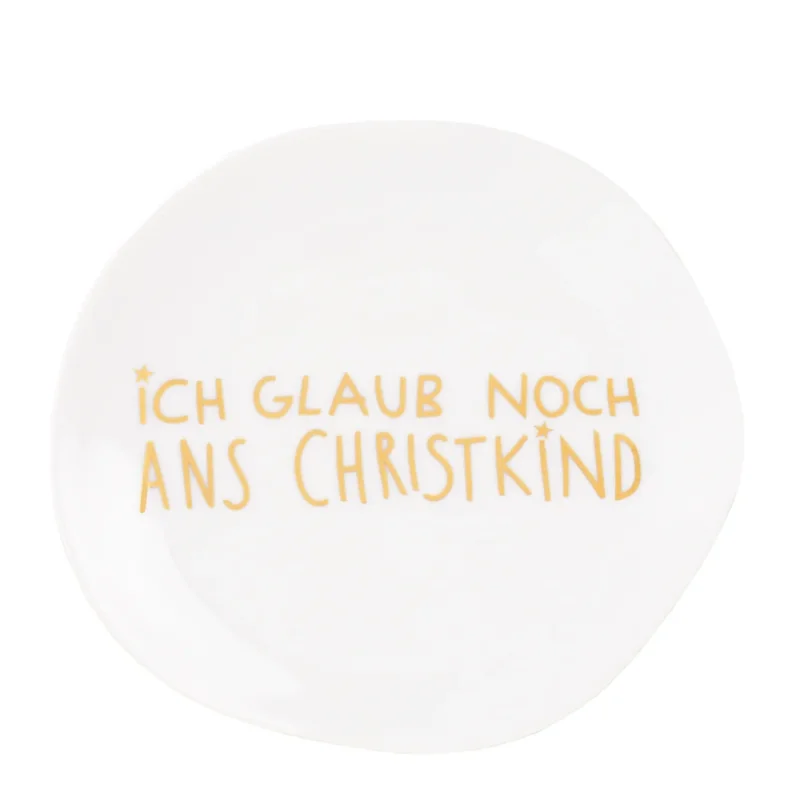 Räder Weihnachtsteller Ich glaub noch ans Christkind