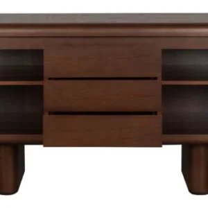Sideboard Herman im Vintage-Look mit 3 Schubladen aus Eschenfurnier