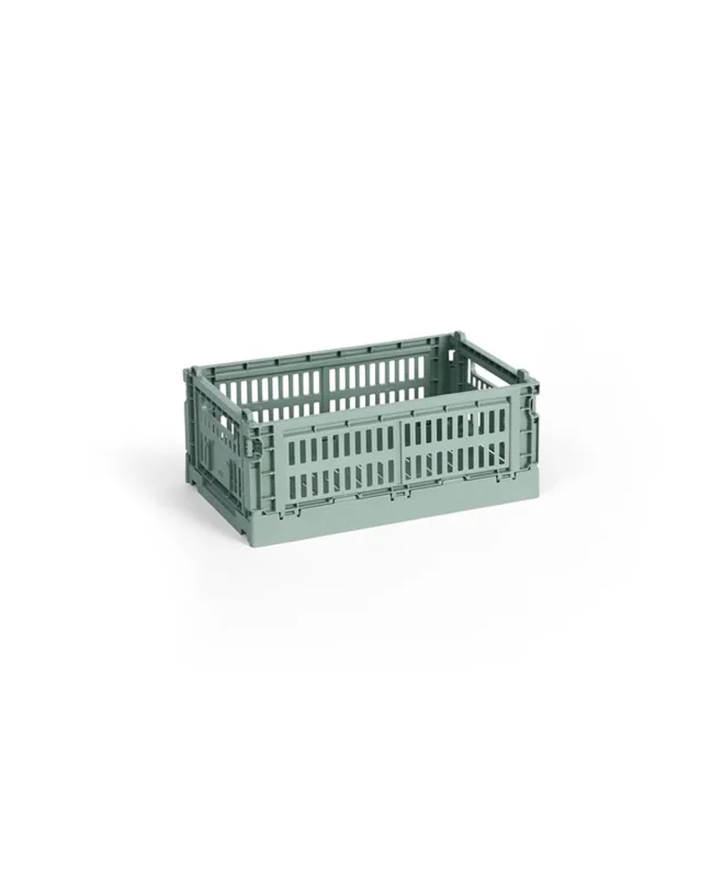 Colour Crate small, Sage green von HAY