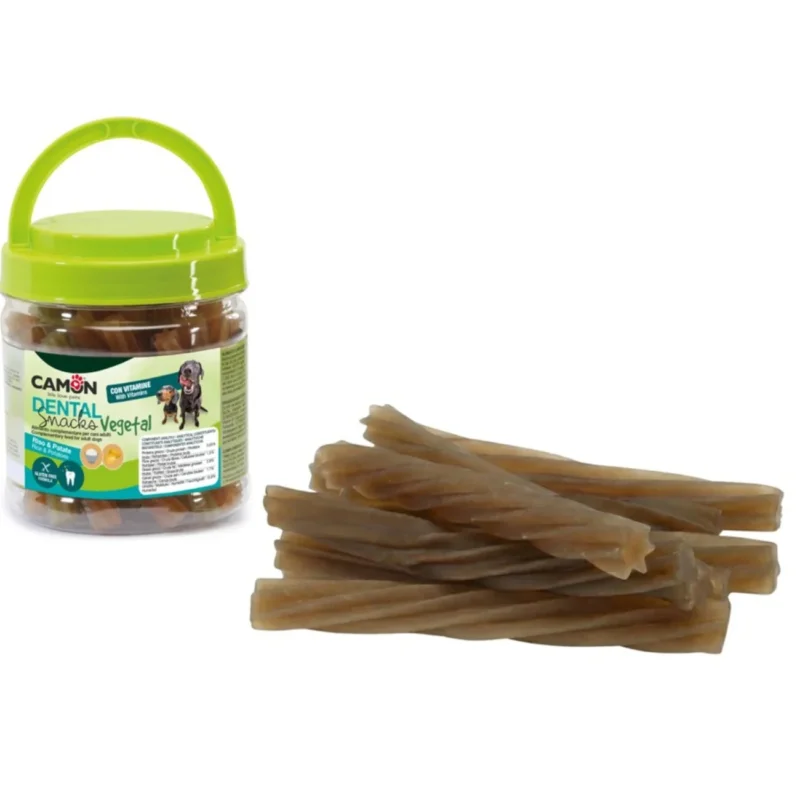 Dental Snack Box Twisted Sticks mit Reis & Kartoffeln – Veggie-Genuss für Hunde – 350 g