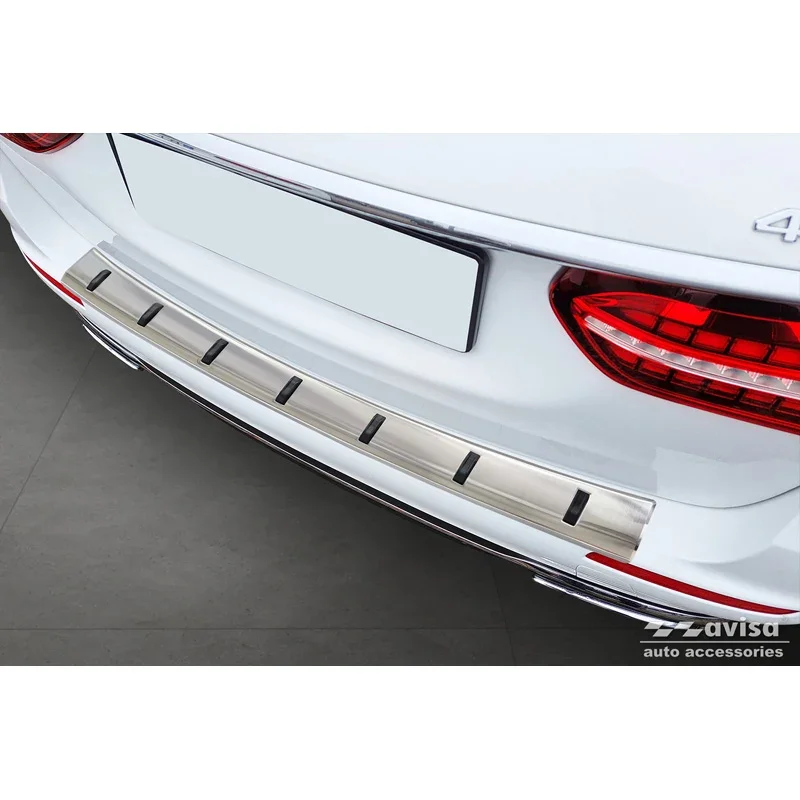 Avisa, Heckstoßstangenschutz, Edelstahl, Passend für Mercedes E-Class Estate S213 (2016-2023), 'Strong Edition'