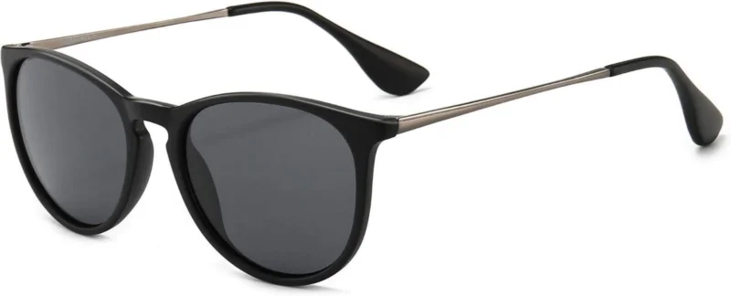 Polarisierte Retro Damen Sonnenbrille UV400 Schutz Federleicht