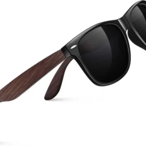 CGID Sonnenbrille Holz Walnuss Polarisiert UV400 CAT3 CE