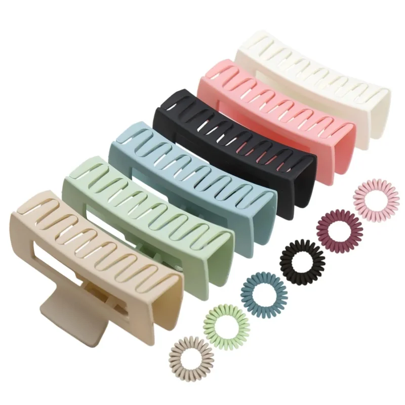 Haarklammer Groß Rutschfest Rechteckig Damen 11 cm Hair Clip
